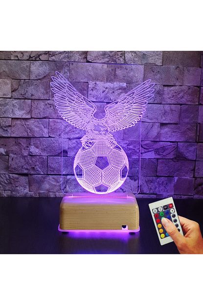 Vipyol Futbol Topu Kartal Isimli Hediyelik Gece Lambasi Trendyol