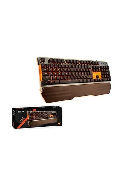 Inca Emidio Ikg 400 Orange Backlight Mekanik Hisli Turuncu Renkli Oyuncu Klavye Trendyol