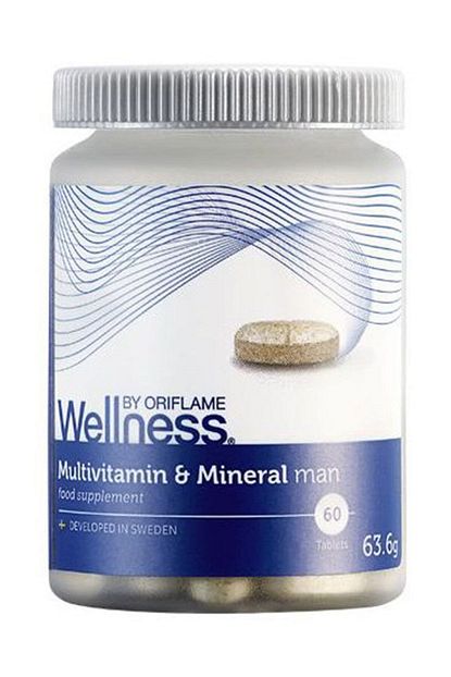 Oriflame Erkek Icin Multivitamin Ve Mineral Takviye Edici Gida 63 6 G Trendyol