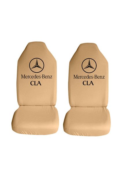 Modatools Mercedes Benz Cla Ozel Araba Oto Koltuk Kilifi On Arka Takim Bej Krem Penye Araca Ozel Baskili Trendyol
