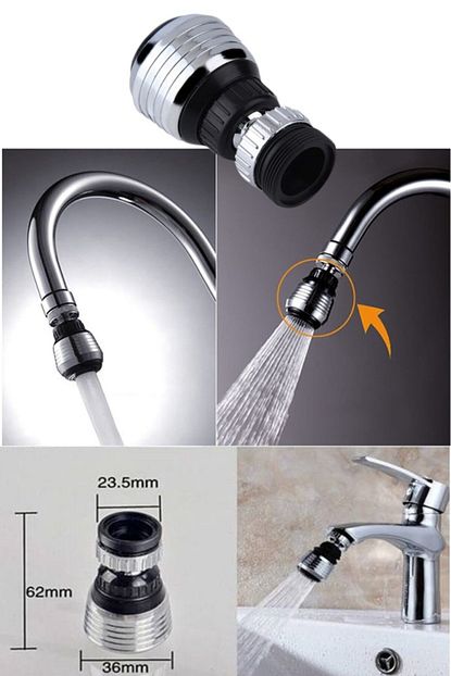 Demiray 360 Derece Doner Kafa Musluk Filtre Adaptor Cihazi Trendyol