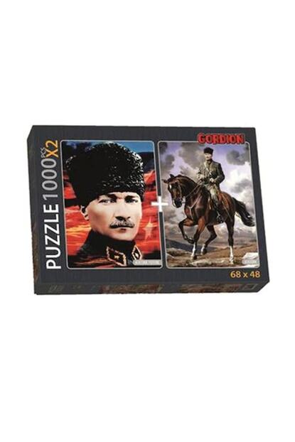 Gordion Ataturk Portre Puzzle 2x1000 Parca 68 48 Cm Trendyol