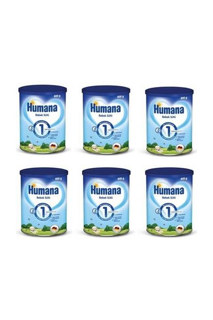 Humana 1 Bebek Sutu Metal Kutu 800 Gr 6 Li Avantaj Paketi Trendyol
