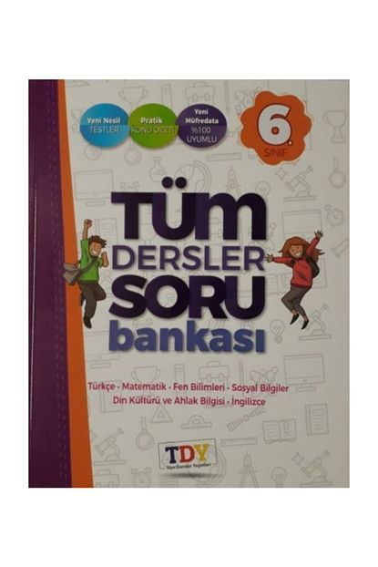 Tdy Yayinlari 6 Sinif Tum Dersler Soru Bankasi Tum Dersler Yayinlari Trendyol