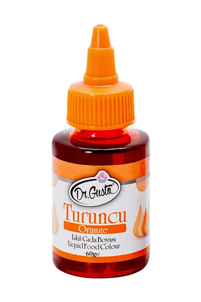 Dr Gusto Su Bazli Likit Gida Boyasi Turuncu 60 Gr Trendyol