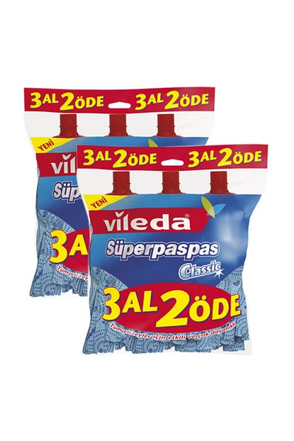 Vileda Super Mocio Klasik Paspas 3 Lu Paket X 2 Adet Fiyati Yorumlari Trendyol