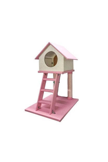 Petrico Pet Merdivenli Kedi Tirmalamasi Pembe Trendyol