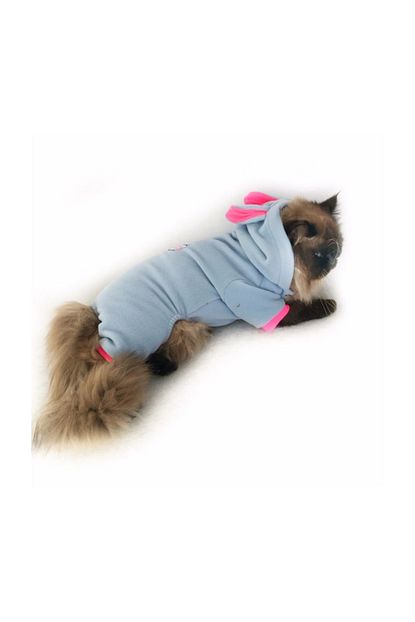 Kemique Power Hearts Blue Kedi Tulumu Kedi Kiyafeti Trendyol