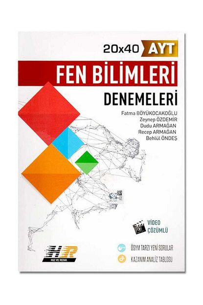 Hiz Ve Renk Yayinlari Ayt Fen Bilimleri 20 40 Denemeleri Trendyol