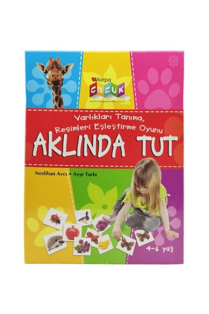 Morpa Aklinda Tut Eslestirme Ve Hafiza Oyunu Kartlari Trendyol