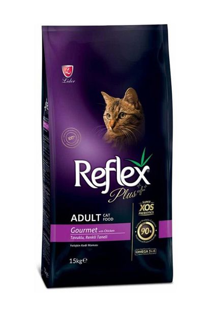 Reflex Plus Multicolor Tavuklu Renkli Yetiskin Kedi Mamasi 1 5 Kg Trendyol