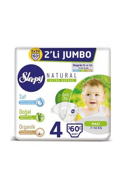 Sleepy Bebek Bezi Ikili Jumbo Maxi 4 Beden 60 Adet Trendyol
