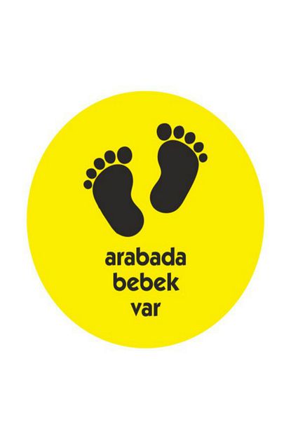 Sticker Fabrikasi Arabada Bebek Var Sticker 9x9 Cm 00001 Trendyol