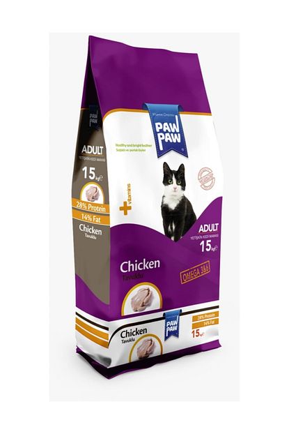 Gourmet Pawpaw Yetiskin Tavuklu Kedi Mamasi 15kg Trendyol