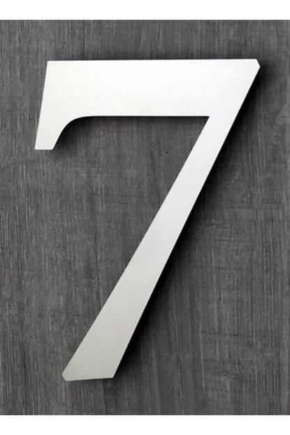 Se Dizayn Paslanmaz Celik Kapi Numarasi 20 Cm No 7 Kendinden Yapiskanli Kapi Numarasi Roma Yazi Tipi Trendyol