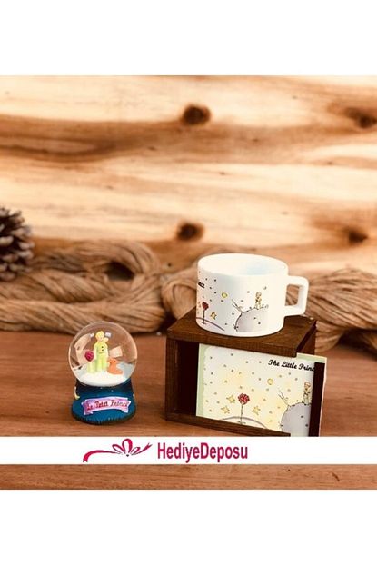 Hediye Deposu Kucuk Prens Kutulu Kupa Ve Mini Kar Kuresi Hediye Seti Trendyol
