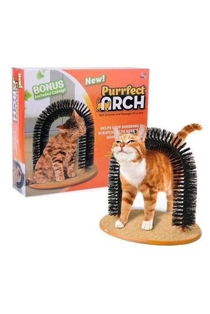 Iki Kedi Purrfect Arch Kedi Tirmalama Ve Kasinma Tahtasi Trendyol