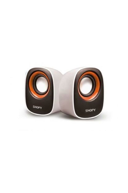 Snopy Usb Speaker Beyaz Turuncu Sn 120 2 0 Trendyol