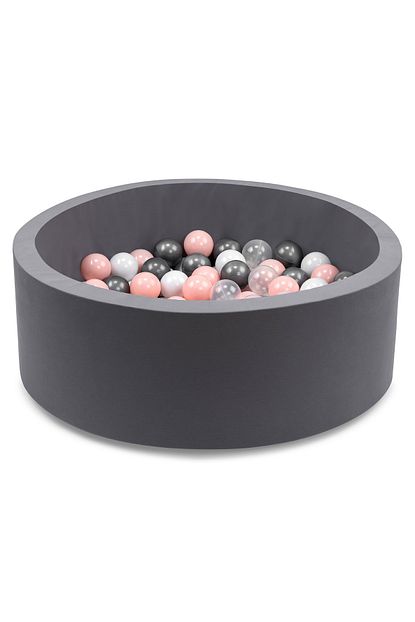Wellgro Bubble Pops Gri Top Havuzu Beyaz Seffaf Gri Pembe Toplar Trendyol