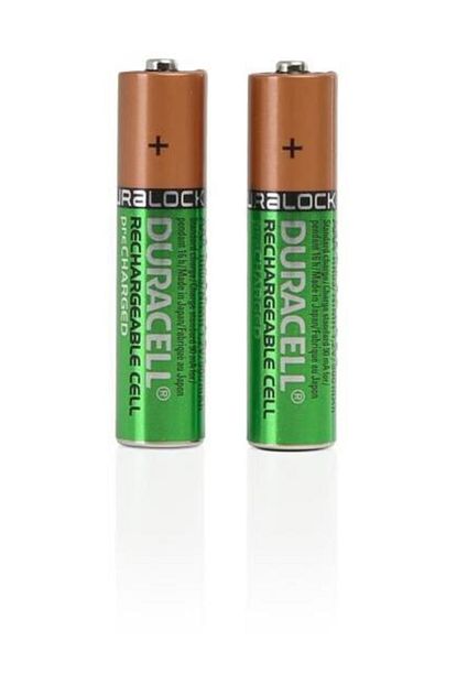 duracell 850 mah sarjli ince pil 2li