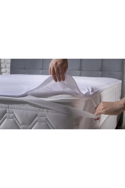 Doqu Home Alez Yatak Koruyucu Sivi Gecirmez Cift Kisilik Trendyol