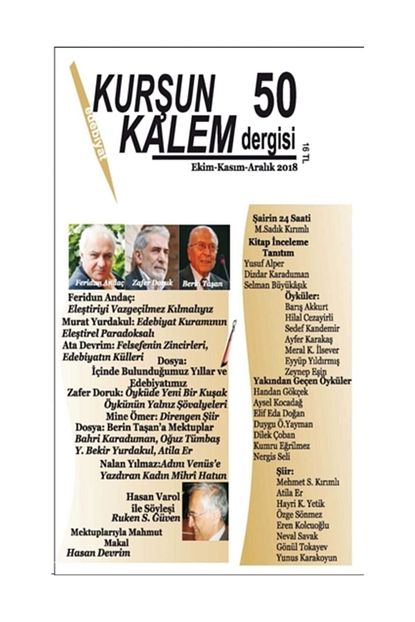 kursun kalem edebiyat dergisi kursun
