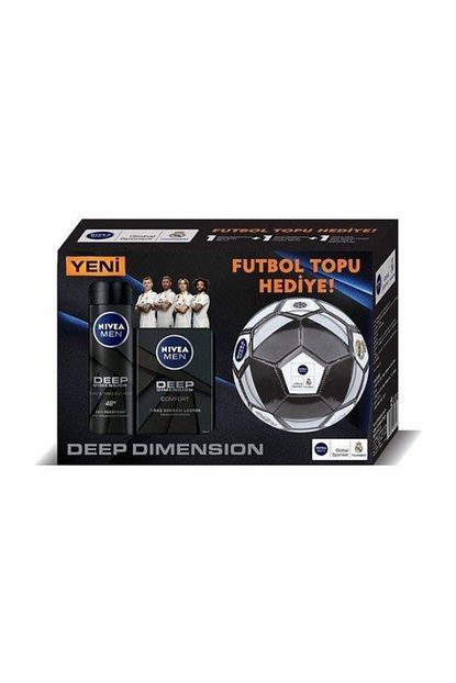 Nivea Men Deep Dimension Erkek Bakim Seti Futbol Topu Hediye Trendyol