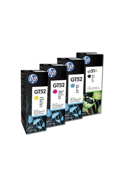 Hp Siyah Gt51xl Bk Gt52 Renkli Kartus Murekkep Set Gt 5810 5820 Trendyol
