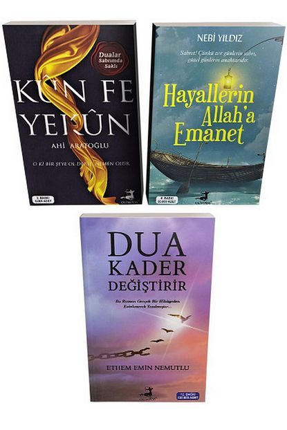 olimpos yayinlari kun fe yekun dua kader degistirir ve hayallerin allah a emanet 3 kitap fiyati yorumlari trendyol