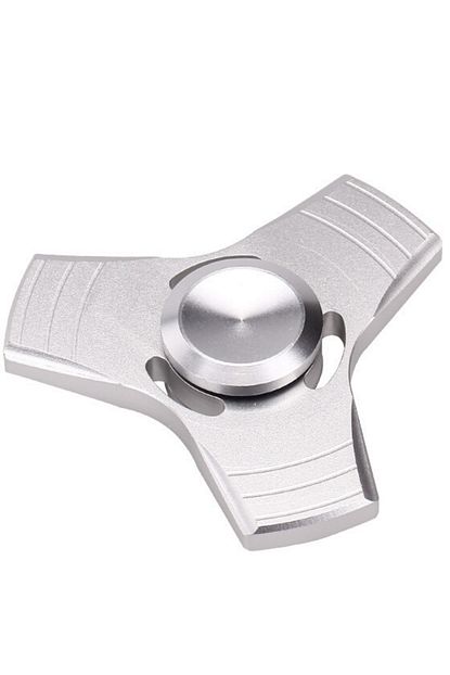 Qniay Metal Stres Carki Gumus Hand Spinner Trendyol