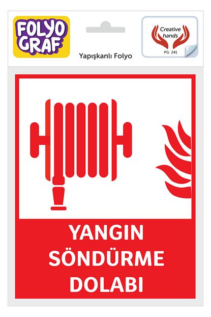 Folyograf Yangin Sondurme Dolabi Sembol Yapiskanli Folyo Etiket Sticker Trendyol