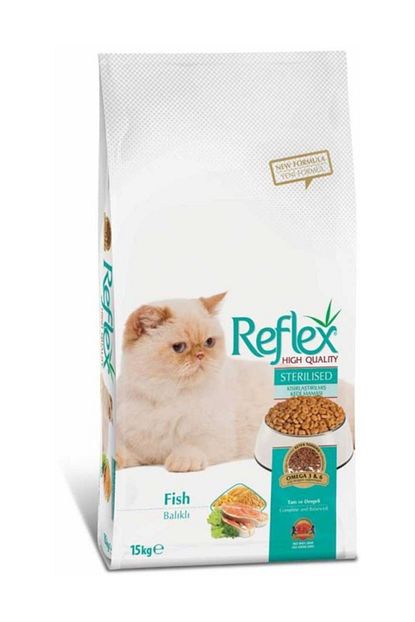 Reflex Kisirlastirilmis Balikli Kedi Mamasi 15 Kg Trendyol
