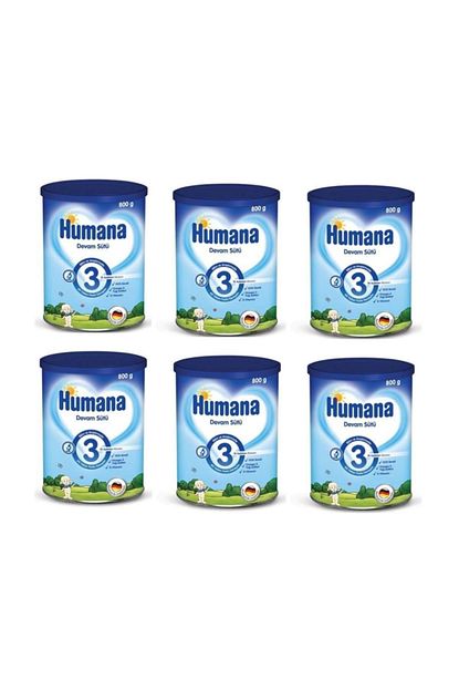 Humana Bebek Mamasi Metal Kutu 3 Numara 800 Gr X 6 Adet Trendyol