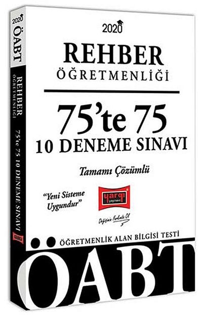 Yargi Yayinlari 2020 Oabt Rehber Ogretmenligi 75te 75 Tamami Cozumlu 10 Deneme Sinavi Trendyol