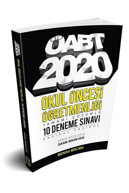 Benim Hocam Yayinlari Benim Hocam 2020 Oabt Okul Oncesi Ogretmenligi Tamami Cozumlu 10 Fasikul Deneme Trendyol