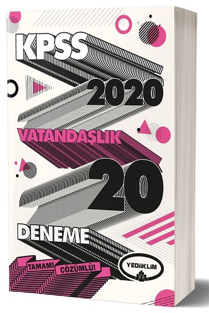 Yediiklim Yayinlari 2020 Kpss Genel Kultur Vatandaslik Tamami Cozumlu 20 Deneme Sinavi Trendyol