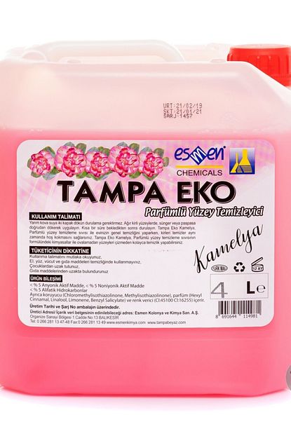 Tampa Eco 4 Lt Yogun Kivamli Pembe Yuzey Temizle Kamelya Kokusu Trendyol