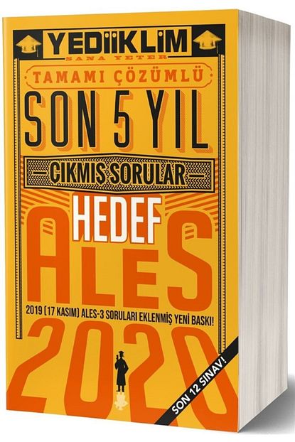 Yediiklim Yayinlari 2020 Ales Son 5 Yil Tamami Cozumlu Cikmis Sorular 17 Kasim Dahil Son 12 Sinav Trendyol