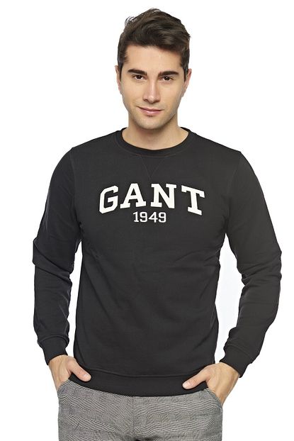Gant Erkek Siyah Sweatshirt Trendyol