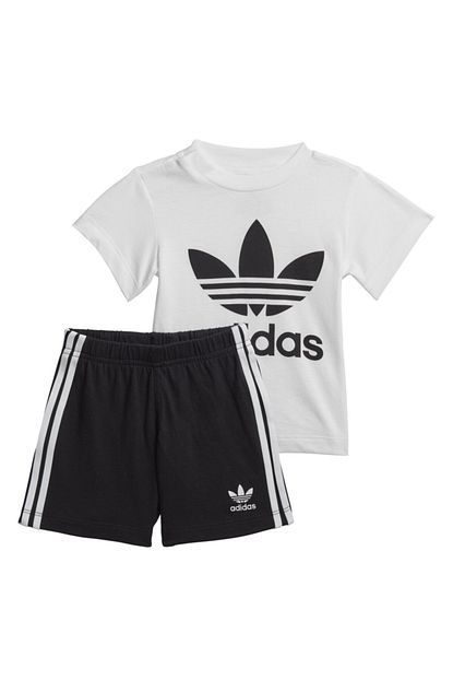 Adidas Trefoil Cocuk Sort Tisort Takimi Trendyol