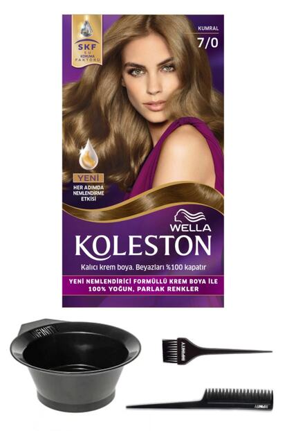 Wella Koleston 7 0 Kit Boya Kumral Ve Sac Boyama Seti Fiyati Yorumlari Trendyol