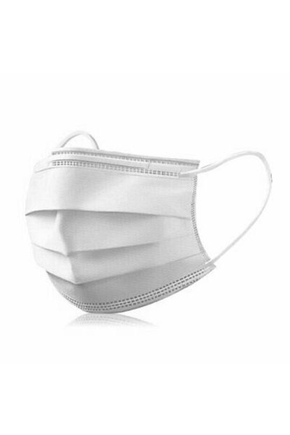 Face Mask Cerrahi Maske 3 Katli Telli Ultrasonik 100 Adet Beyaz Fiyati Yorumlari Trendyol