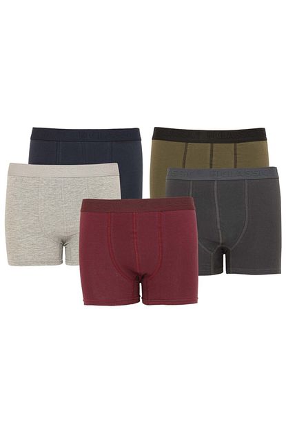 Topclassic 5 Adet Renkli Erkek Boxer Trendyol