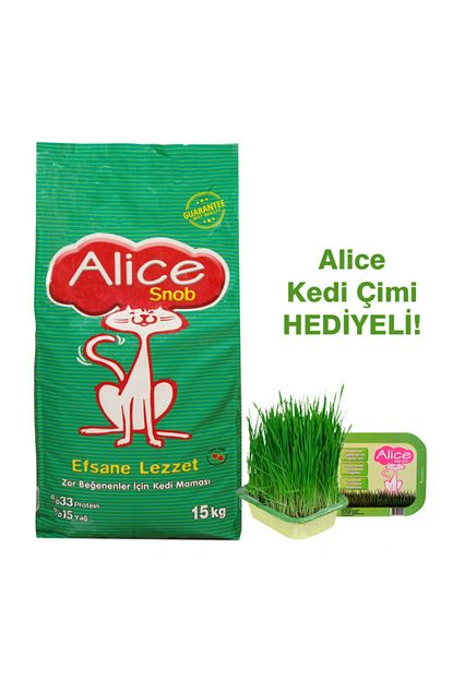 Alice Snob Kuru Kedi Mamasi 15 Kg Kedi Cimi Hediyeli Trendyol