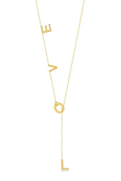 Gelin Pirlanta Gelin Diamond 14 Ayar Altin Sallantili Love Kolye Trendyol