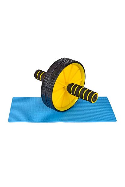 Tiktak Sepette Fitness Karin Kasi Sixpack Egzersiz Tekeri Spor Aleti Ab Wheel Mavi Renk Trendyol