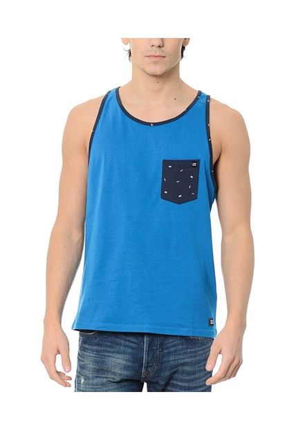 Billabong Erkek Mavi Cep Detayli Atlet Trendyol