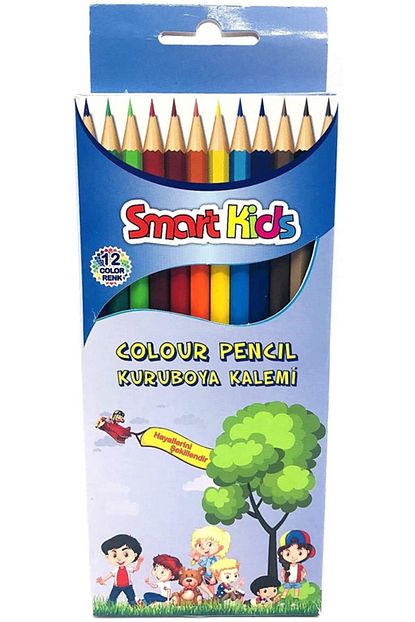 Globox Smart Kids Kuru Boya Kalemi 12 Renk Trendyol