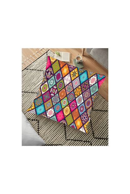 oz tekstil dijital baskili yer minder kilifi 60x60 fiyati yorumlari trendyol
