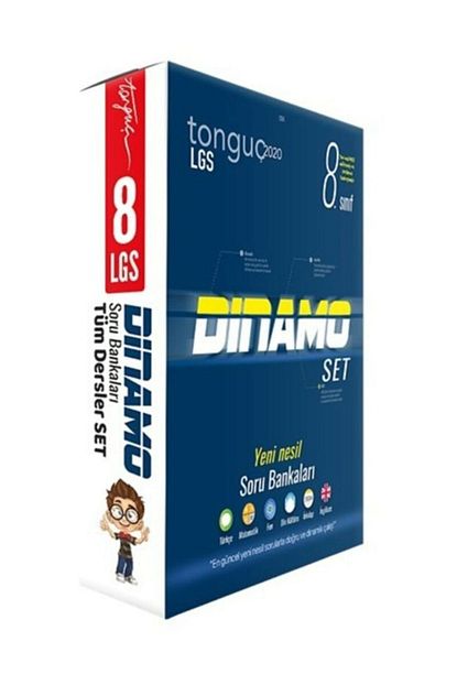 Tonguc Akademi Yayinlari Tonguc 2020 8 Sinif Dinamo Tum Dersler Lgs Soru Bankasi Seti Trendyol